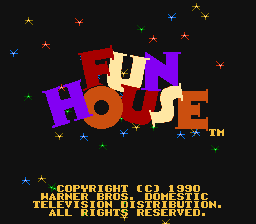 Fun House title screenshot